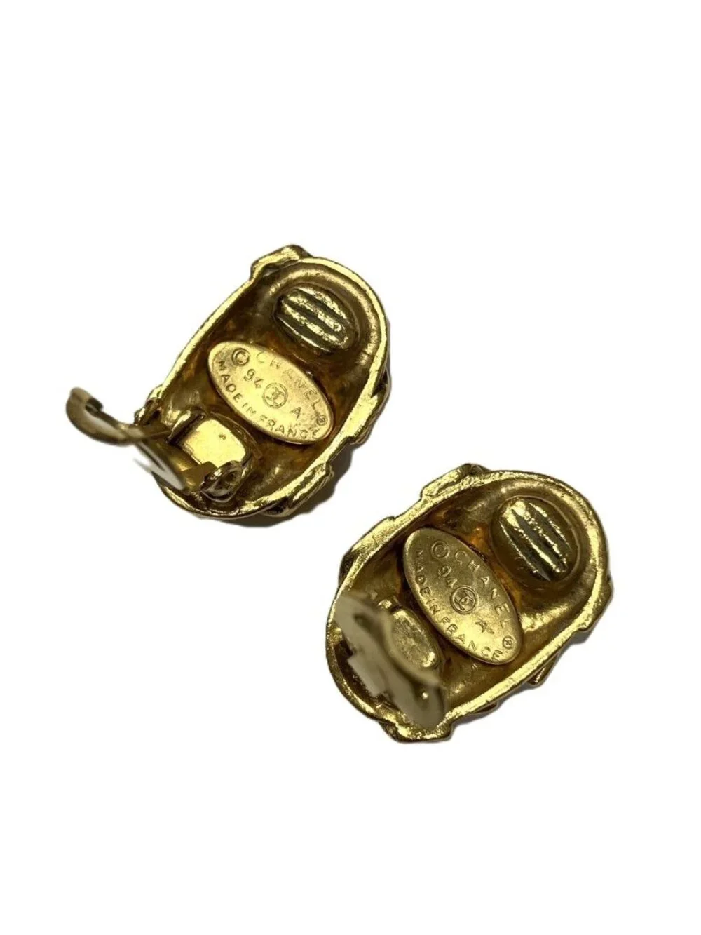 Chanel Earrings Alloy Gold